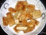 家常菜白菜豆干炒腊肉做法图解2)