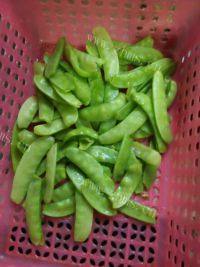 家常菜荷兰豆炒腊肉做法图解1)