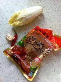 家常菜白菜心拌海蜇做法图解1)
