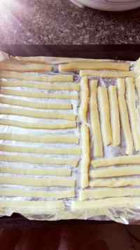 醇香的奶香饼干棒做法图解7)