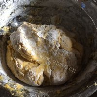 自制紫薯馅南瓜饼做法图解3)