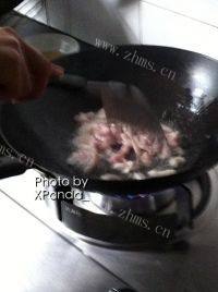 家常菜西兰花炒肉丝做法图解5)