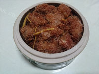 美味的土豆粉蒸肉