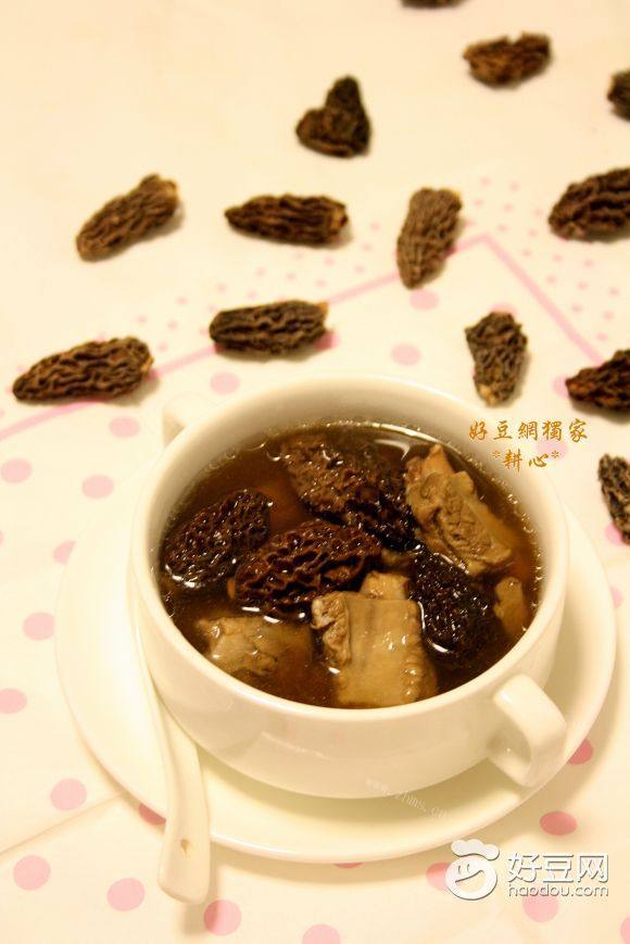 羊肚菌排骨汤