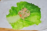 蒸白菜包做法图解7)