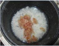鸡肉蔬菜粥做法图解2)