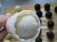 自己做的豆沙冰皮月饼做法图解19)