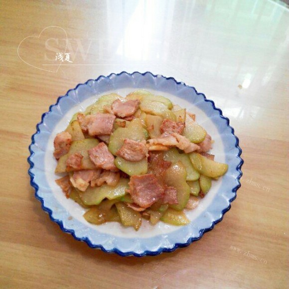 佛手瓜炒肉片