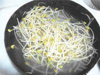 家常菜黄豆芽炒肉片做法图解2)