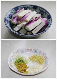 好吃的鱼香茄子煲做法图解1)
