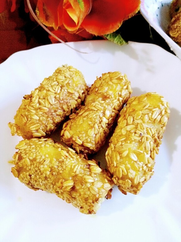 色香味俱全的炸香蕉