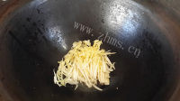 家常菜金针菇炒蛋做法图解5)