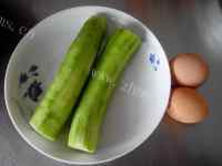 珍馐美味的丝瓜炒鸡蛋做法图解1)