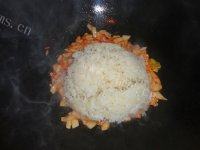简单的泡菜炒饭做法图解4)