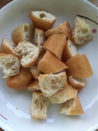 美味的丝瓜炒油条做法图解2)