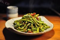 美味的非油炸版干煸豆角做法图解11)