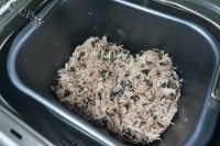 美味的海苔芝麻肉松做法图解7)