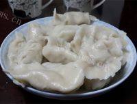 口感不错的荠菜猪肉饺子