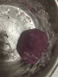 可口的低糖紫薯饼干做法图解6)