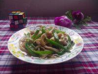 家常菜青椒炒杏鲍菇