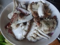 美味的炒蟹块做法图解1)