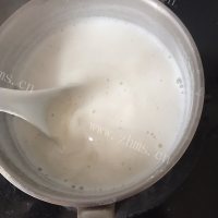 美味的杏仁豆浆做法图解6)