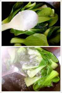 香菇青菜肉末~家常美味做法图解6)