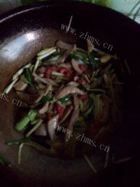 好吃的韭芽猪肝做法图解12)