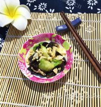 家常菜素炒丝瓜