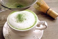 DIY抹茶拿铁做法图解6)