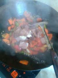 家常菜青椒牛肉片做法图解7)
