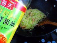 家常菜莴苣炒肉丝做法图解10)