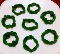 美食豇豆镶嵌珍珠丸做法图解8)