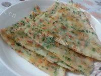 自制韭菜火腿鸡蛋饼做法图解6)
