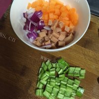 家常菜浇汁豆腐做法图解3)