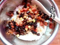 美味的荷叶饭做法图解10)