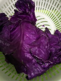 简单版凉拌紫甘蓝做法图解1)