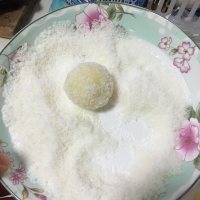 甜甜的椰蓉芝士土豆球做法图解11)