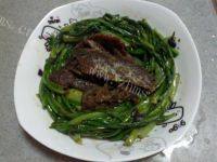 美美厨房之豆豉鲮鱼油麦菜