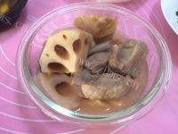 美味的莲藕排骨汤