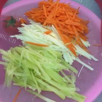 家常菜炒三丝做法图解2)