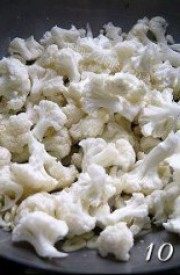 甜软的花菜炒肉片做法图解10)