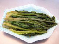 芳香四溢的白灼油麦菜做法图解5)
