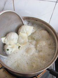 自己做的荠菜猪肉水饺