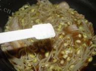 炒黄豆芽做法图解5)