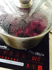 自制紫薯饼做法图解3)