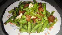 DIY-腊肉炒豆角
