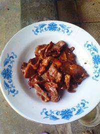 #DIY美食#四季豆炒肉做法图解5)