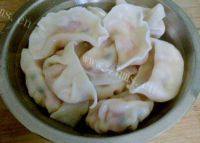 自己做的西红柿鸡蛋饺子