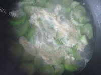 DIY丝瓜蛋汤做法图解7)